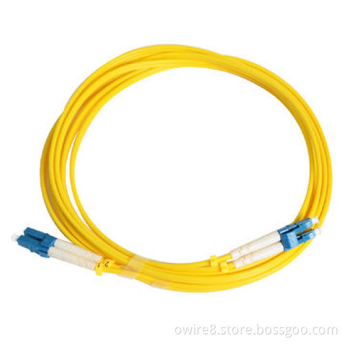LC-LC 50/125 0.9mm SX SM Optic Patch Cord with PVC 3.0mm Fiber Cable Type
